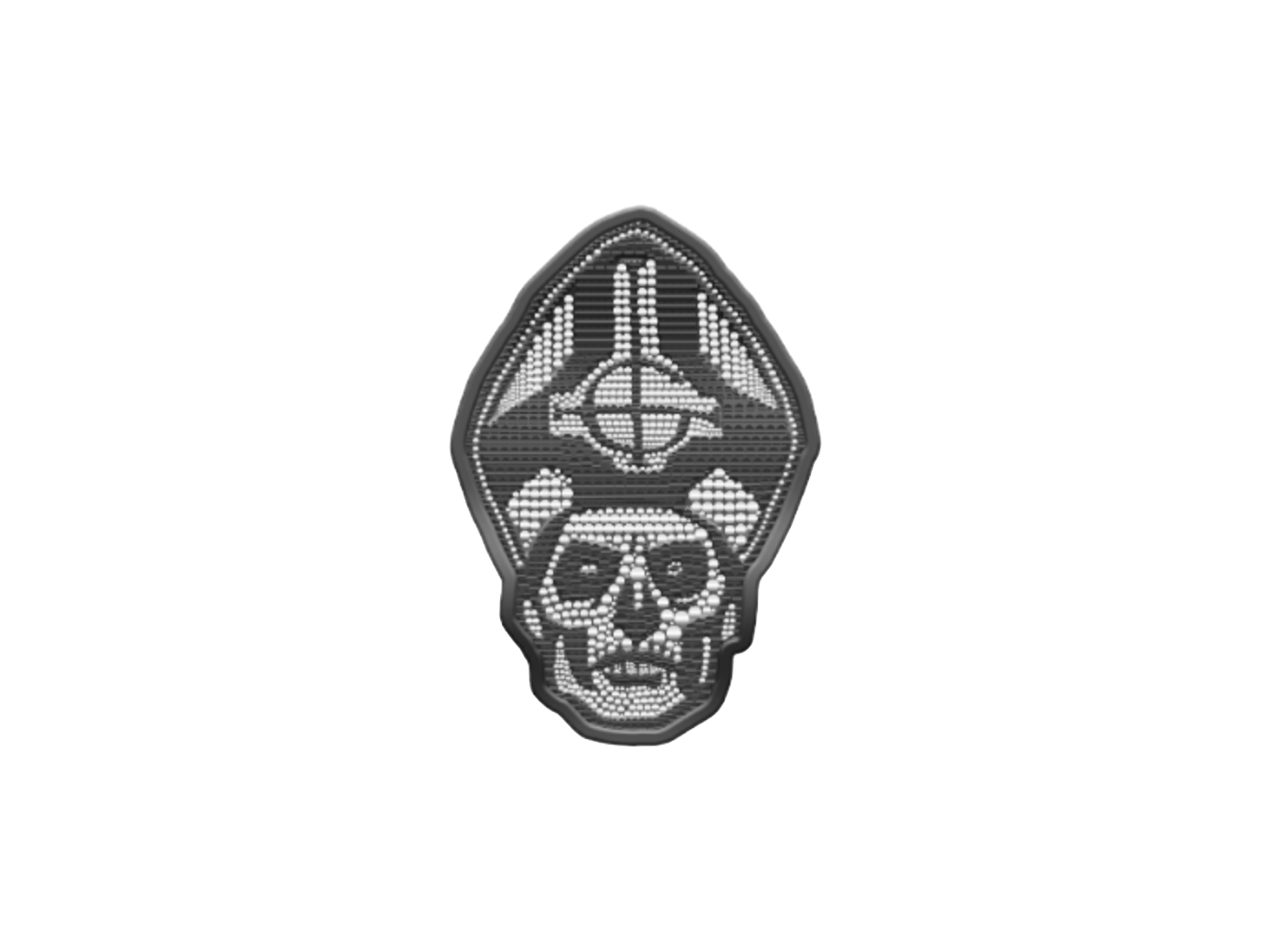 Papa II Rhinestone Brooch