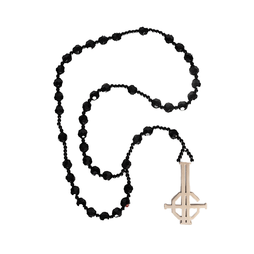 Double Grucifix Rosary Beads
