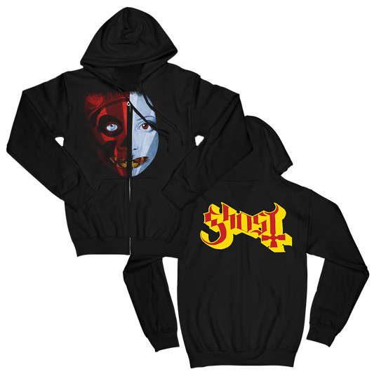 Split Face Zip Hoodie