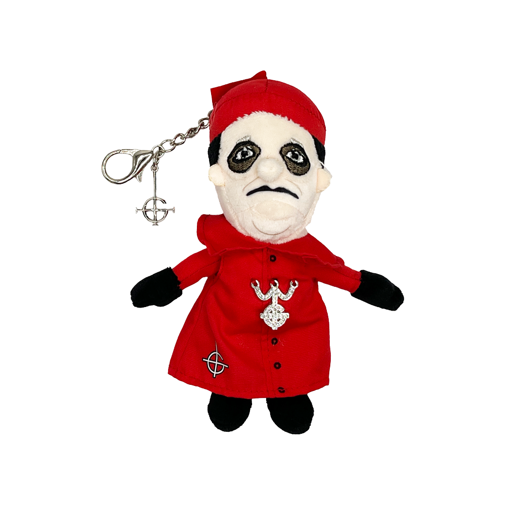 Cardinal Copia Plushie Keychain