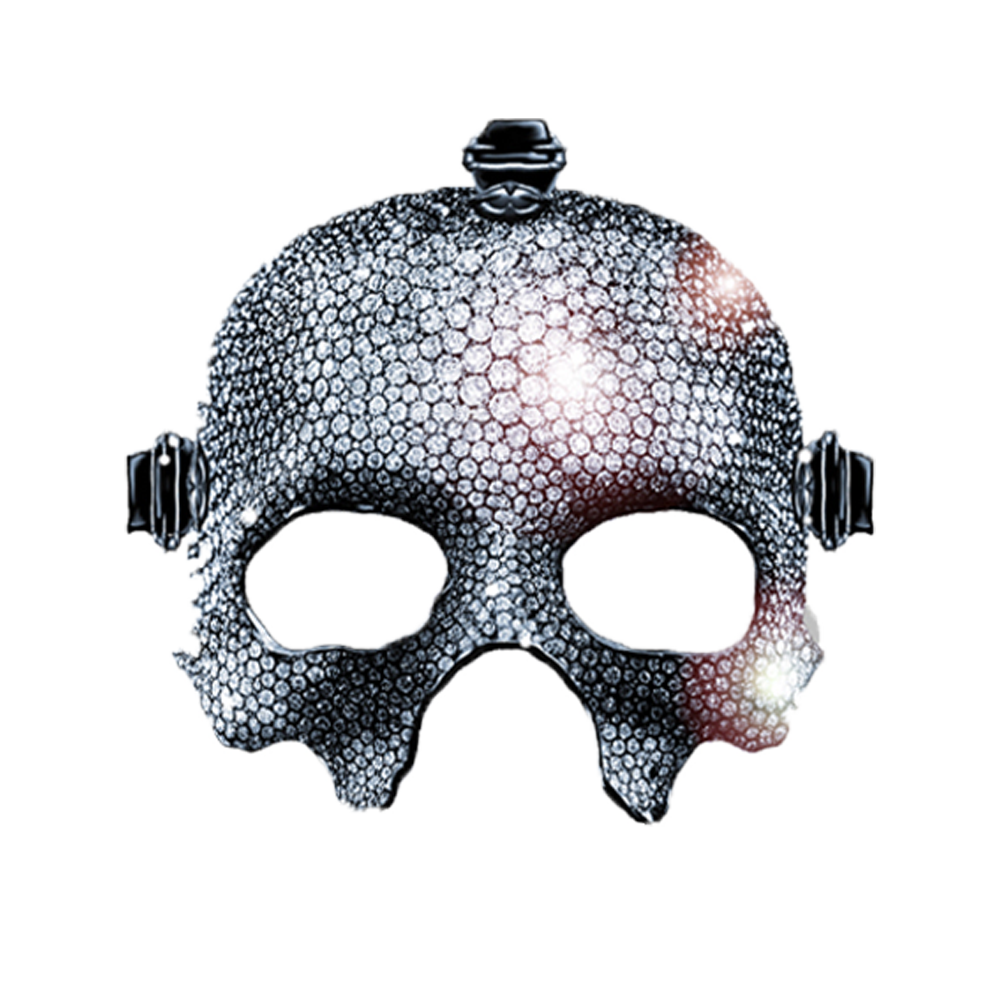 Papa V Rhinestone Mask